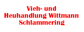 Vieh- und Heuhandlung Wittmann Logo